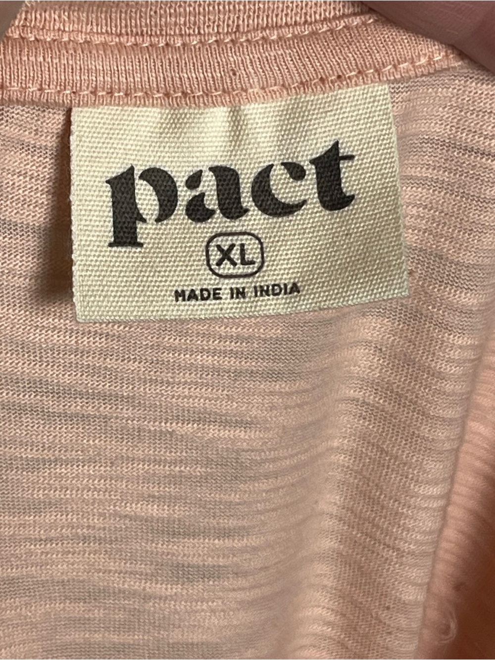 Pact Women's Relaxed Slub Weekend Midi Comfort Minimalist Lounge Dress XL - Picture 8 of 10